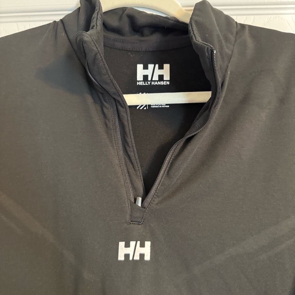 Helly Hansen Black Quarter-Zip Pullover